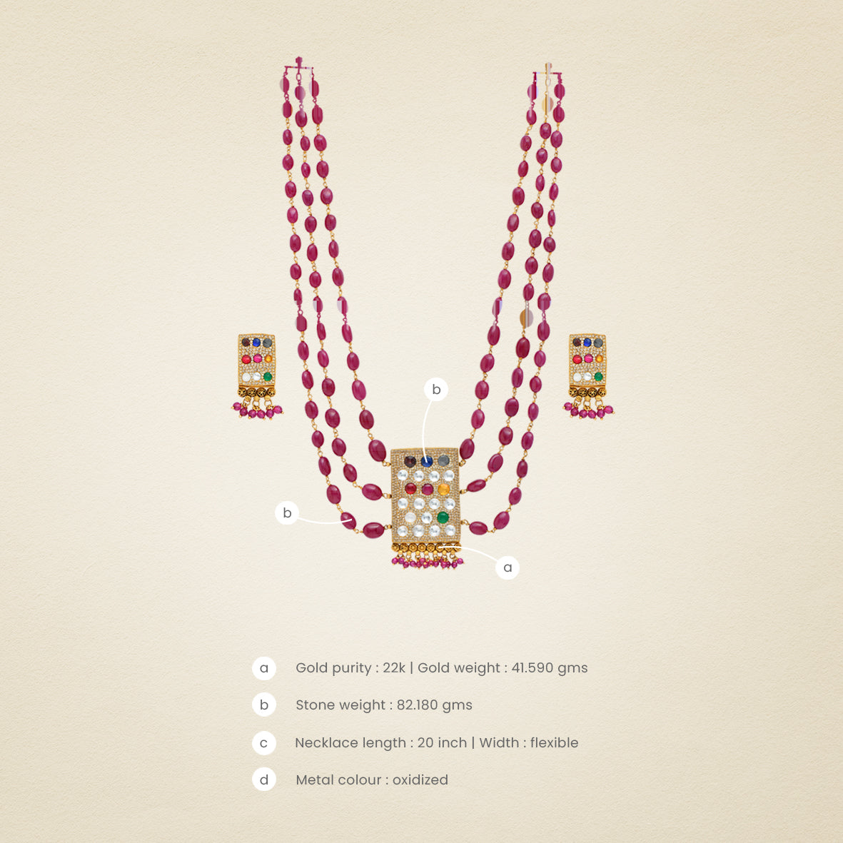 The Royal Brooch Necklace - TTDevassy